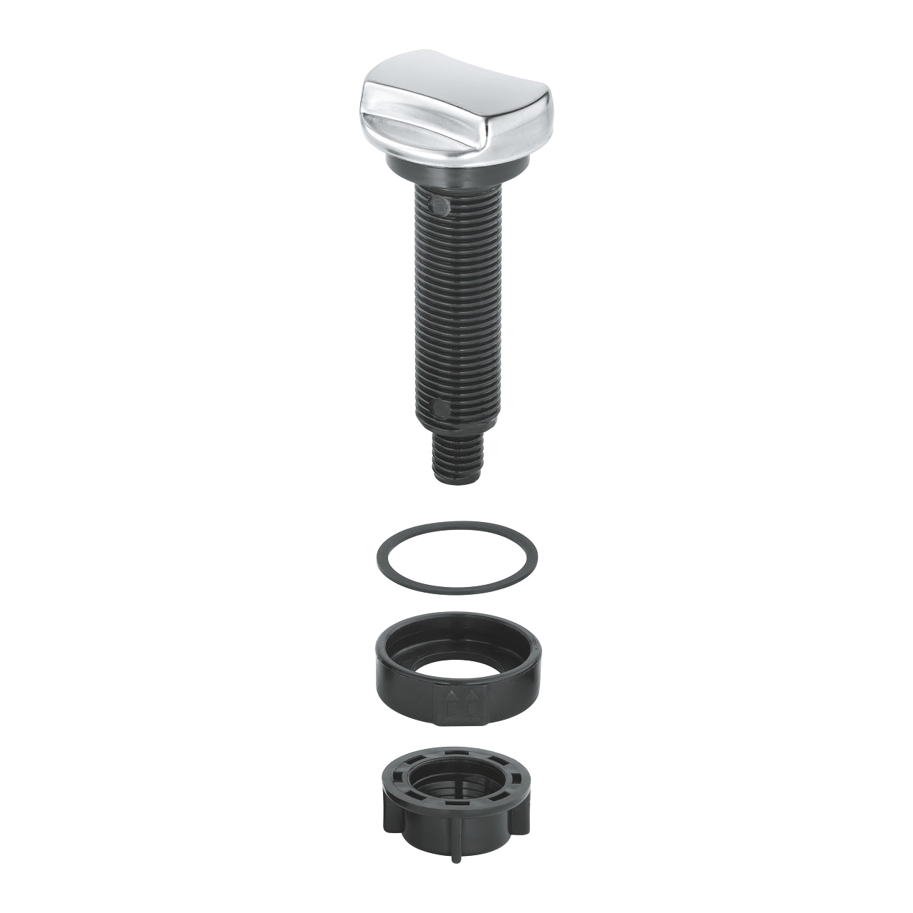Fotografie Buton evacuare automata Grohe 42587SD0, pentru chiuvete bucatarie, compatibil K400, ABS, crom