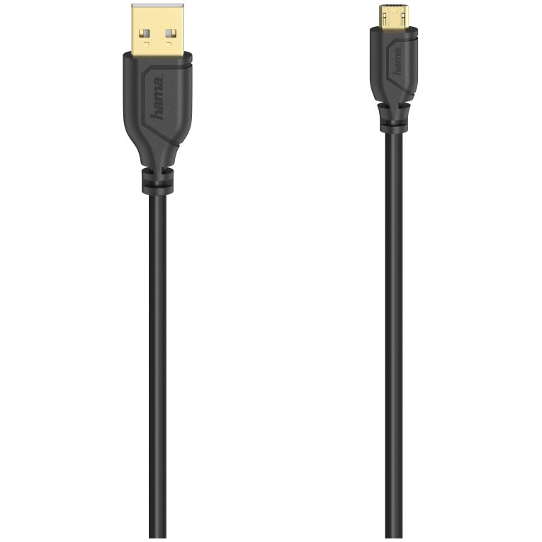 Fotografie Cablu de date Hama 200610, FLEXI & SLIM MICRO USB 2.0