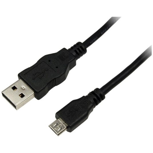 Fotografie Cablu de date Logilink, CU0060, USB 2.0 (T) la Micro-USB 2.0 (T), 5m, Negru
