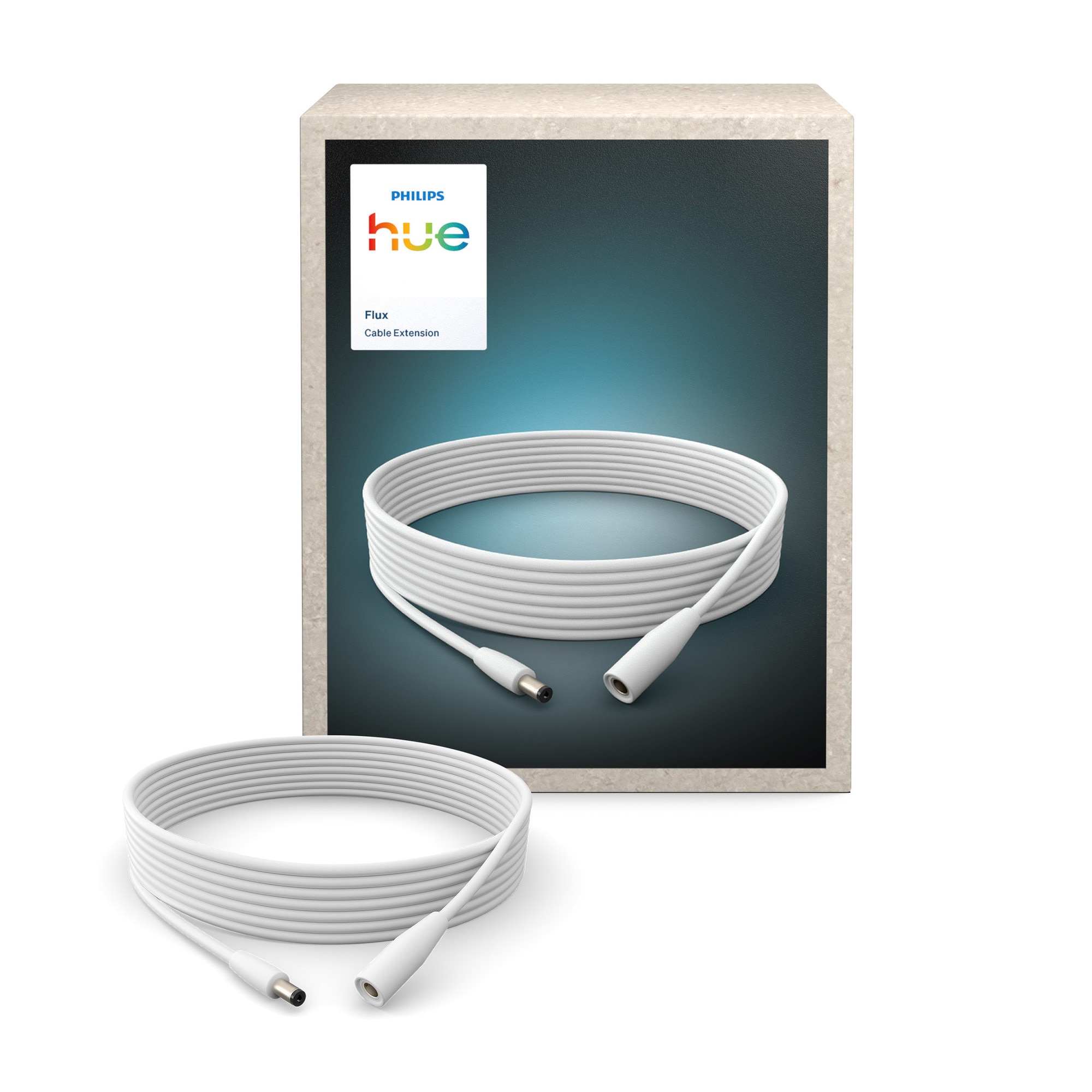 Fotografie Cablu prelungitor banda LED Philips Hue Flux PSU, 5 m, PVC, Alb