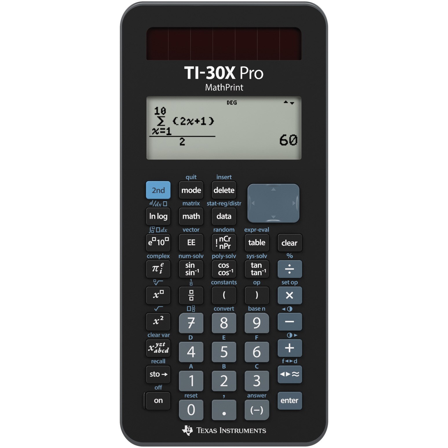 Fotografie Calculator stiintific avansat Texas Instruments TI-30X PRO MathPrint, afisaj MultiView™ cu 4 linii