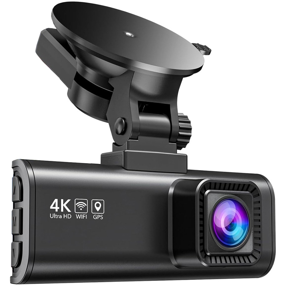 Fotografie Camera auto de bord REDTIGER F7NS 4K UHD, WiFi, Night Vision, 170°, ecran IPS 3.18", GPS, aplicatie dedicata, G-sensor si monitorizare parcare