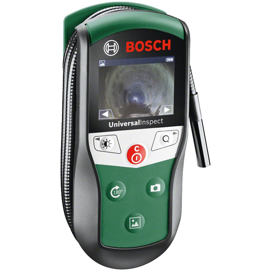 Fotografie Camera de inspectie Bosch UniversalInspect 06036870Z0, diametru camerei 8mm, zoom digital, cablu flexibil 95 cm, iluminare led, accesorii