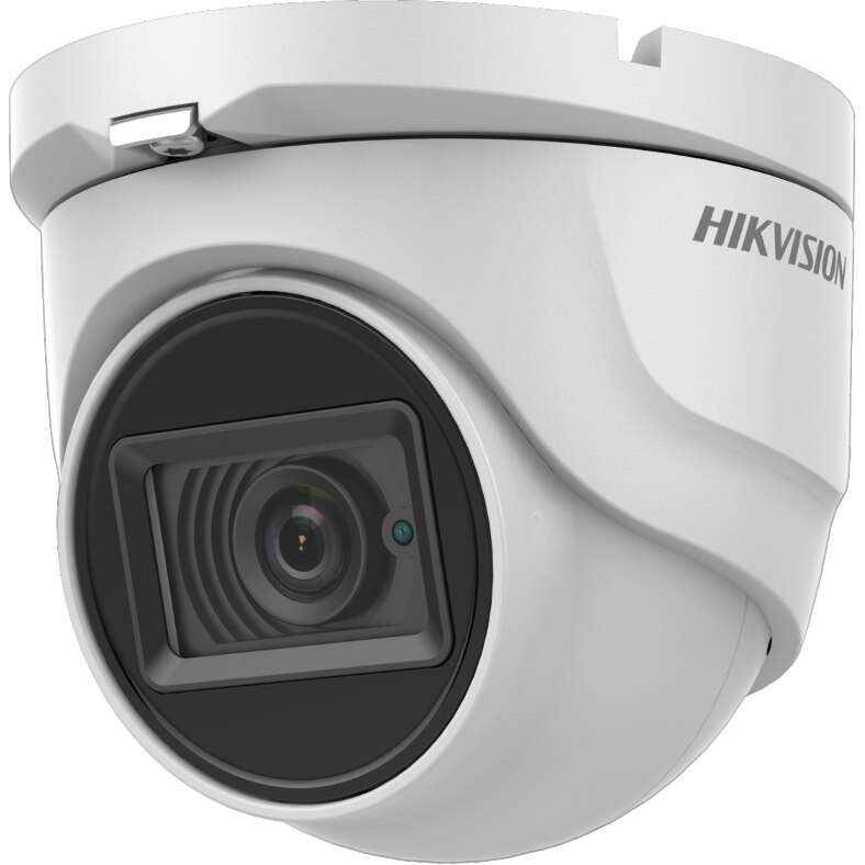 Fotografie Camera de supraveghere Turret Turbo HD Hikvision DS-2CE76H8T-ITMF 2.8 mm, 5MP, IR 30M, Ultra-Low Light