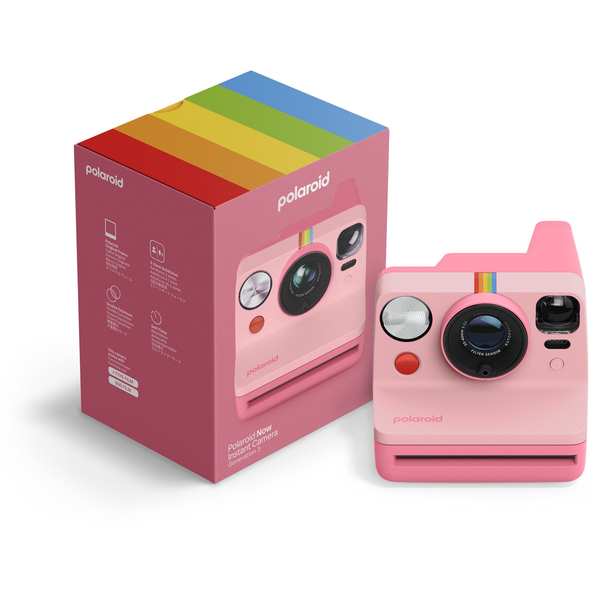 Fotografie Camera Foto Instant Polaroid Now Gen 3, Pink