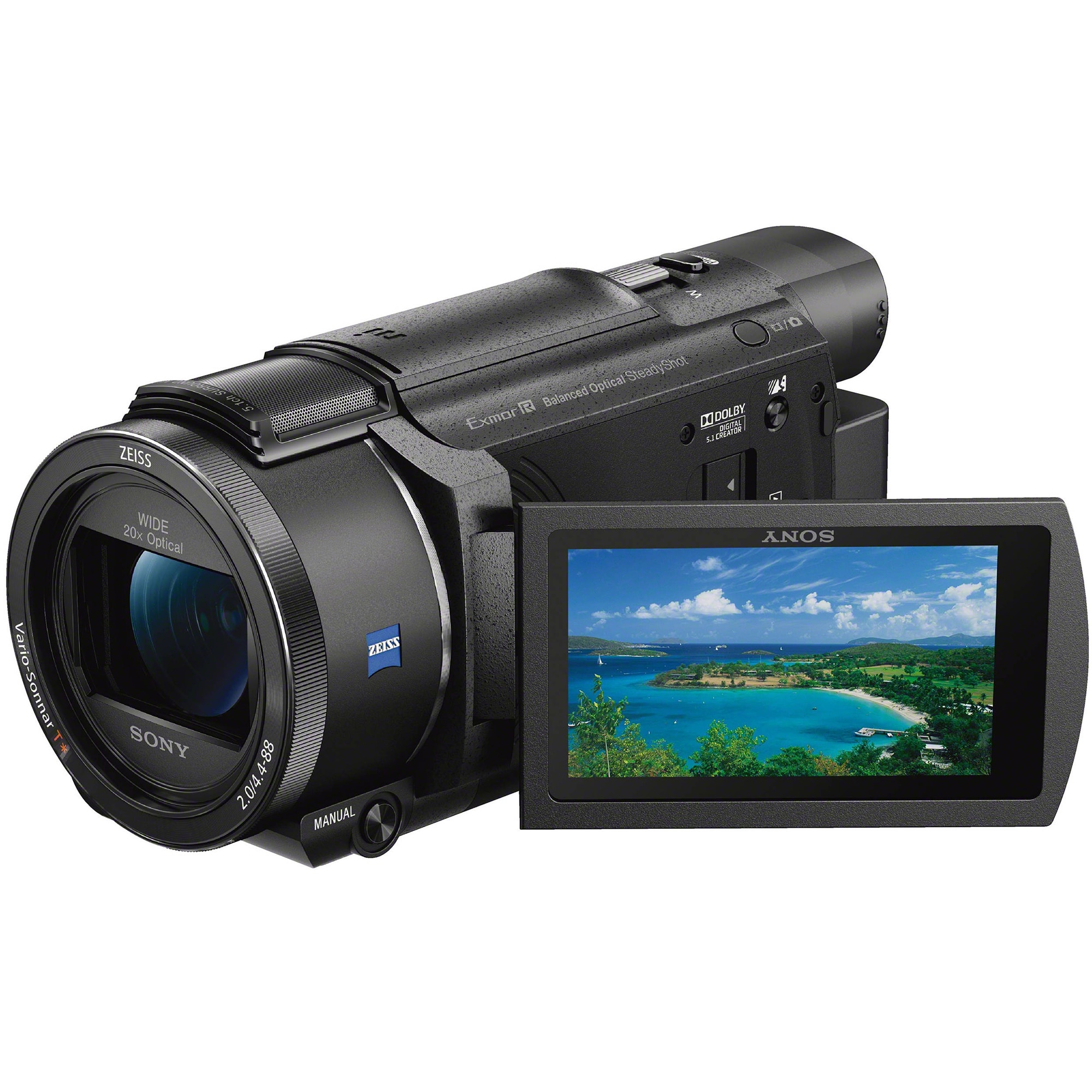 Fotografie Camera video Sony Handycam® FDR-AX53, 4K, B.O.SS, Negru
