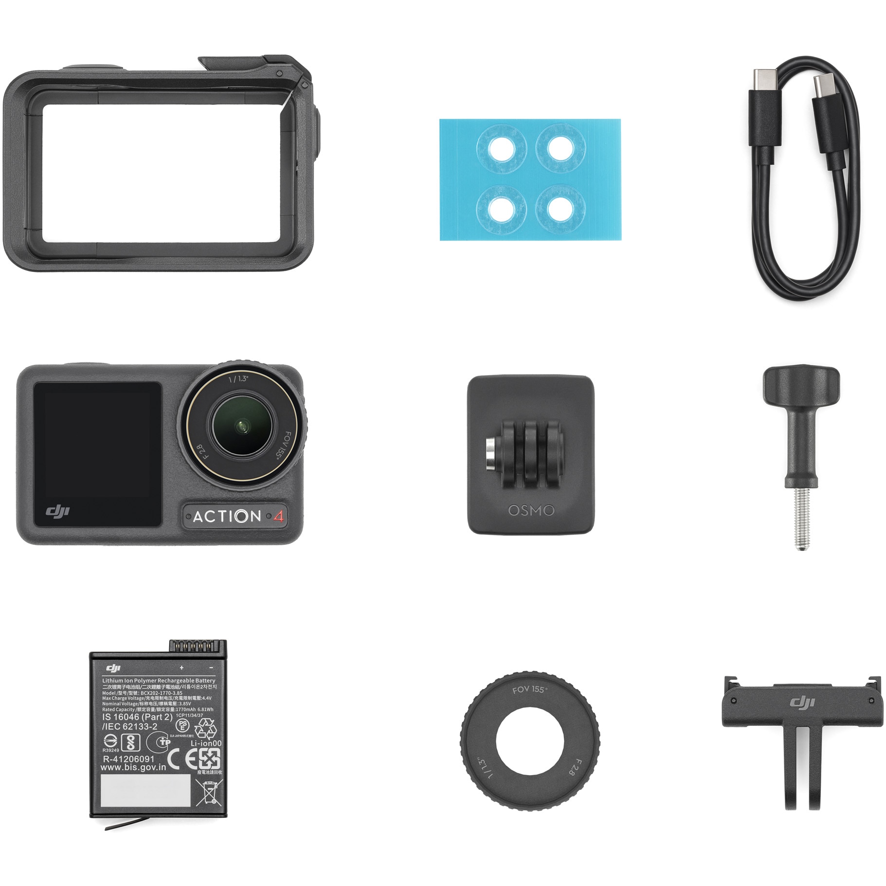 Fotografie Camera video sport DJI Osmo Action4 Standard Combo