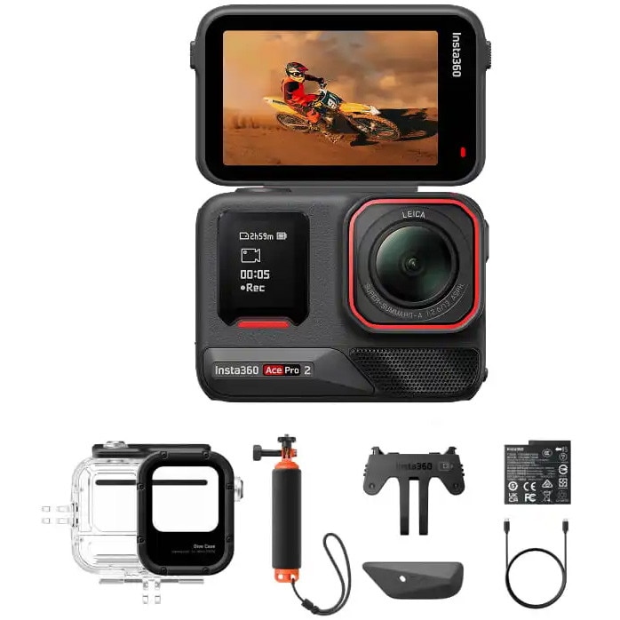 Fotografie Camera video sport Insta360 Ace Pro 2, 8K, Dive Bundle