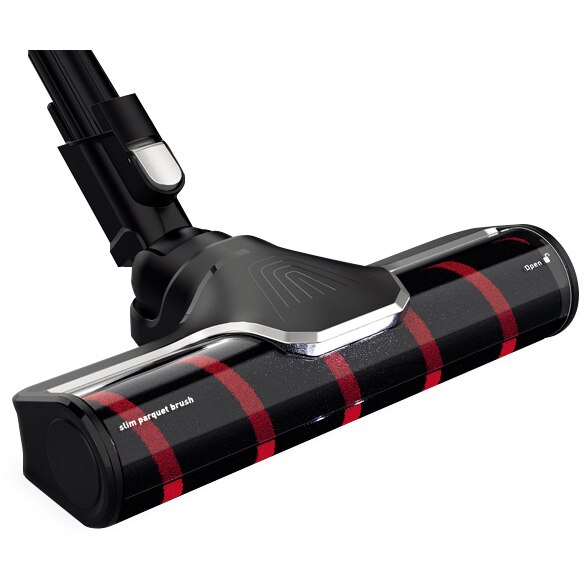 Fotografie Cap de aspirare cu perie pentru parchet Rowenta ZR045010, iluminare LED, compatibil cu aspiratorul Rowenta X-Force Flex 9.60, seriile RH20xx