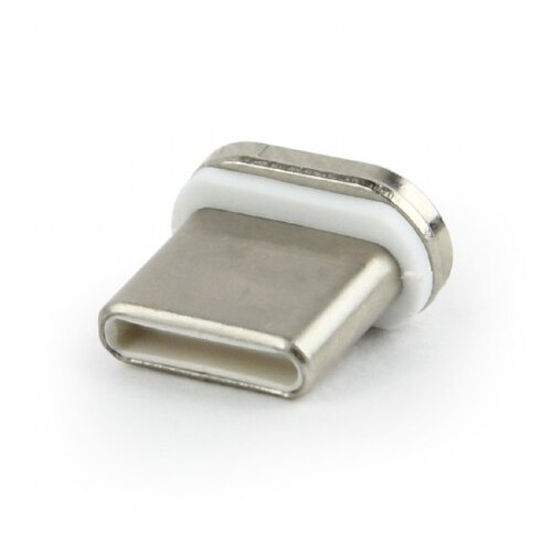 Fotografie Cap magnetic pentru Cablu Gembird, USB 2.0, USB Type-C (T), Alb, CC-USB2-AMLM-UCM