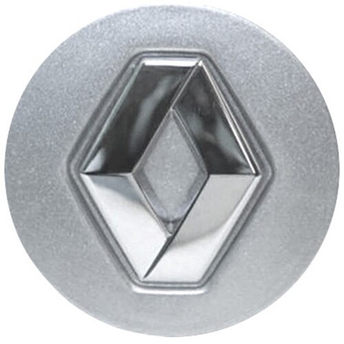 Fotografie Capacel pentru janta de aliaj Renault , gri metalic deschis, sigla Renault