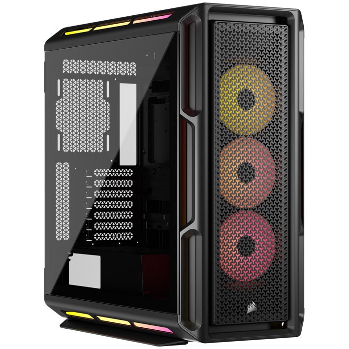Fotografie Carcasa Corsair 5000T LX RGB Tempered Glass Mid-Tower Case, Negru