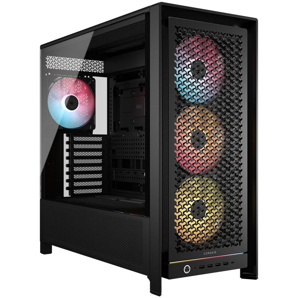 Fotografie Carcasa Corsair FRAME 5000D RS ARGB Airflow, Mid-Tower, ATX, Negru
