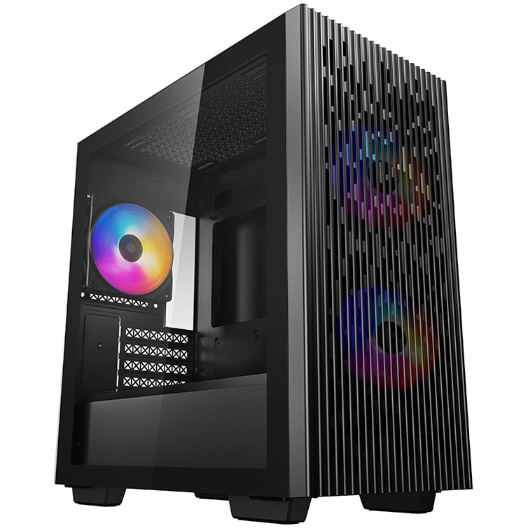 Fotografie Carcasa DeepCool MATREXX 40 3FS, Mini Tower, fara sursa, mATX negru