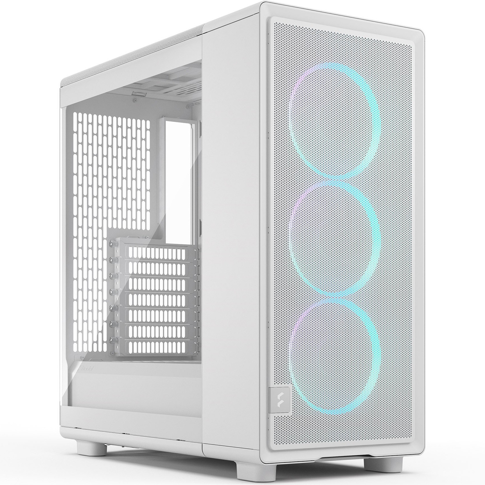 Fotografie Carcasa Fractal Design Epoch White TG RGB Clear Tint (FD-C-EPO1A-05)