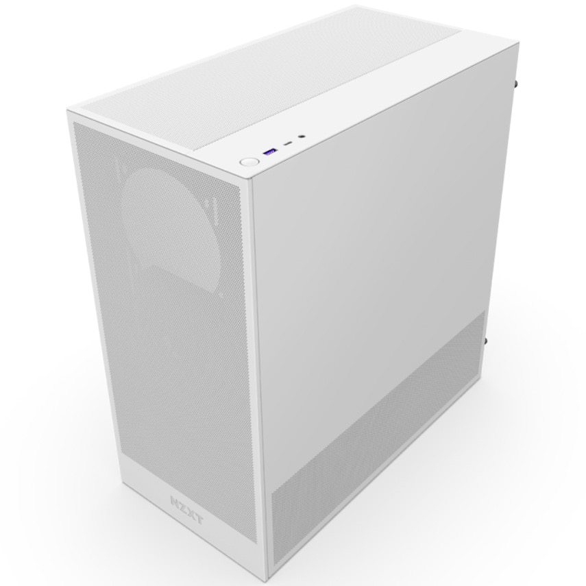 Fotografie Carcasa NZXT H5 Flow (2024), Mid-Tower, ATX, Alb