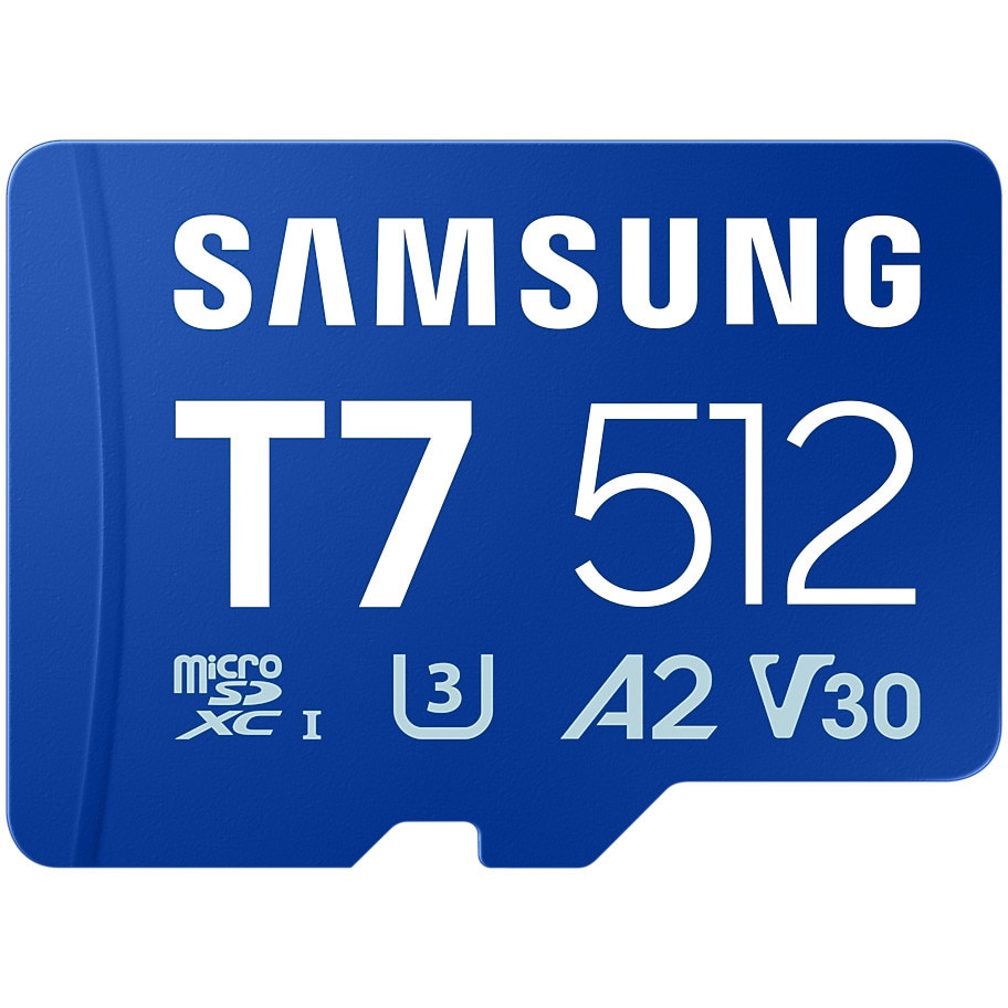 Fotografie Card de memorie Samsung T7 microSDXC™ UHS-I, 512GB, Blue