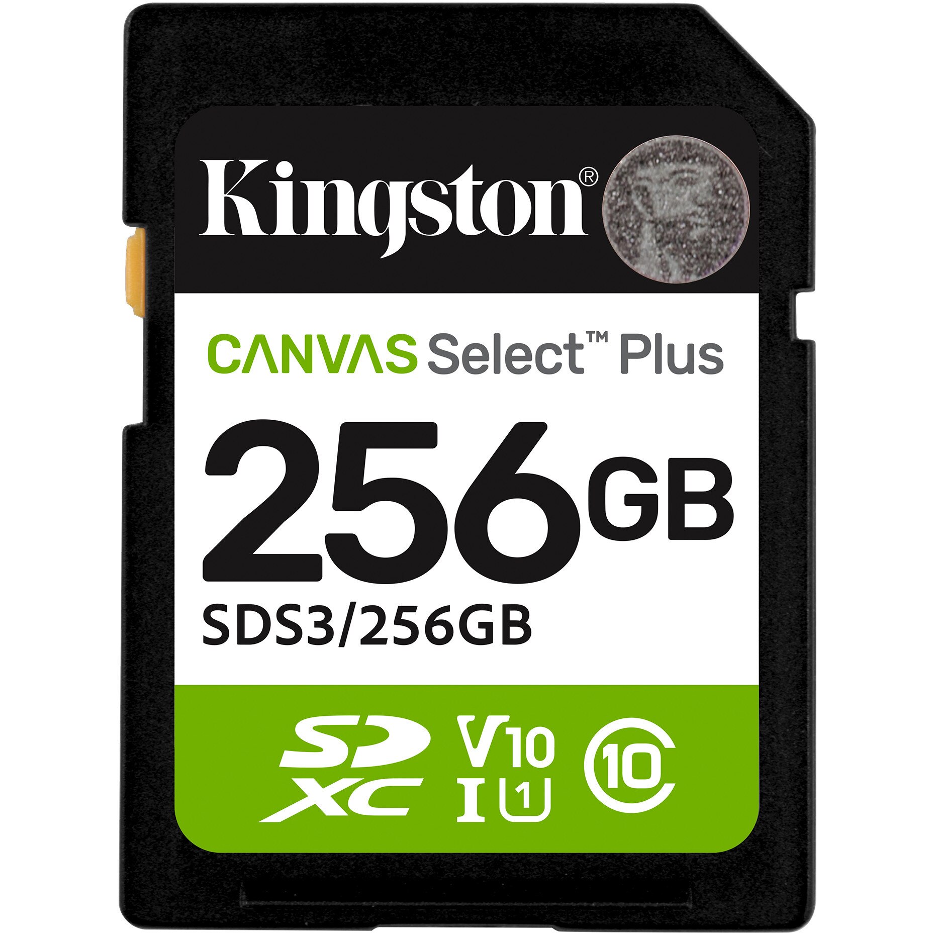 Fotografie Card de Memorie SDXC Kingston, 256GB, Select Plus, Clasa 10 UHS-I Performance