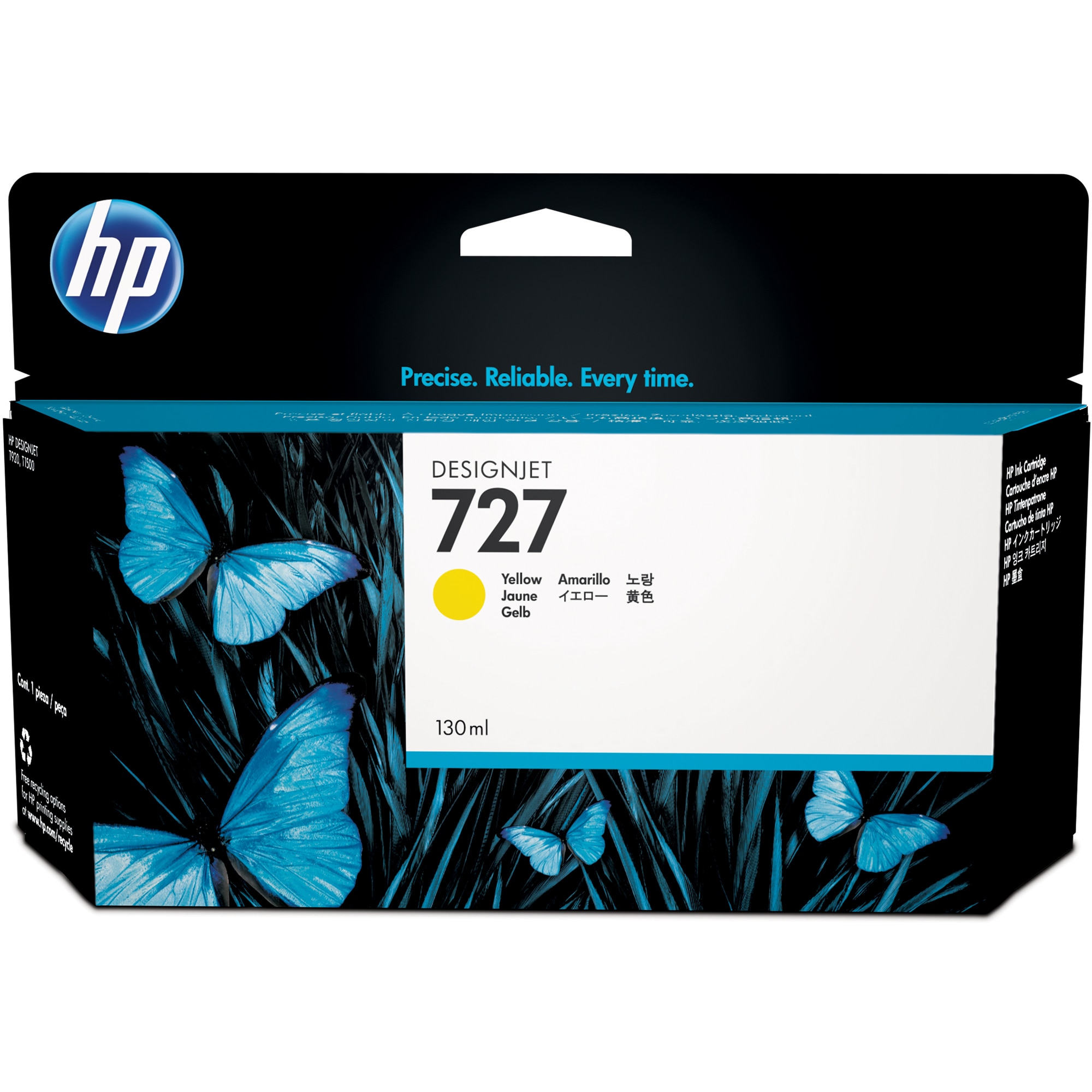 Fotografie Cartus HP 727, Galben