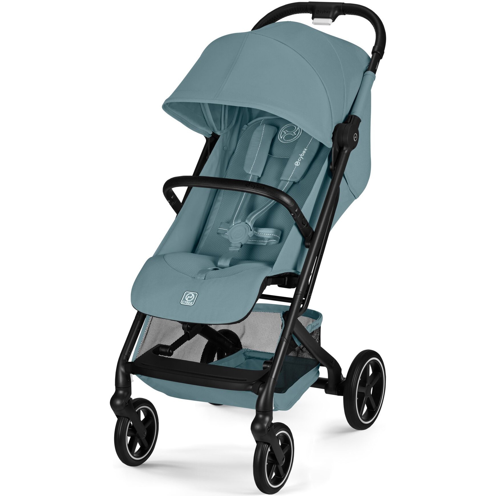 Fotografie Carucior pentru copii Cybex Beezy, cadru negru, Stormy Blue