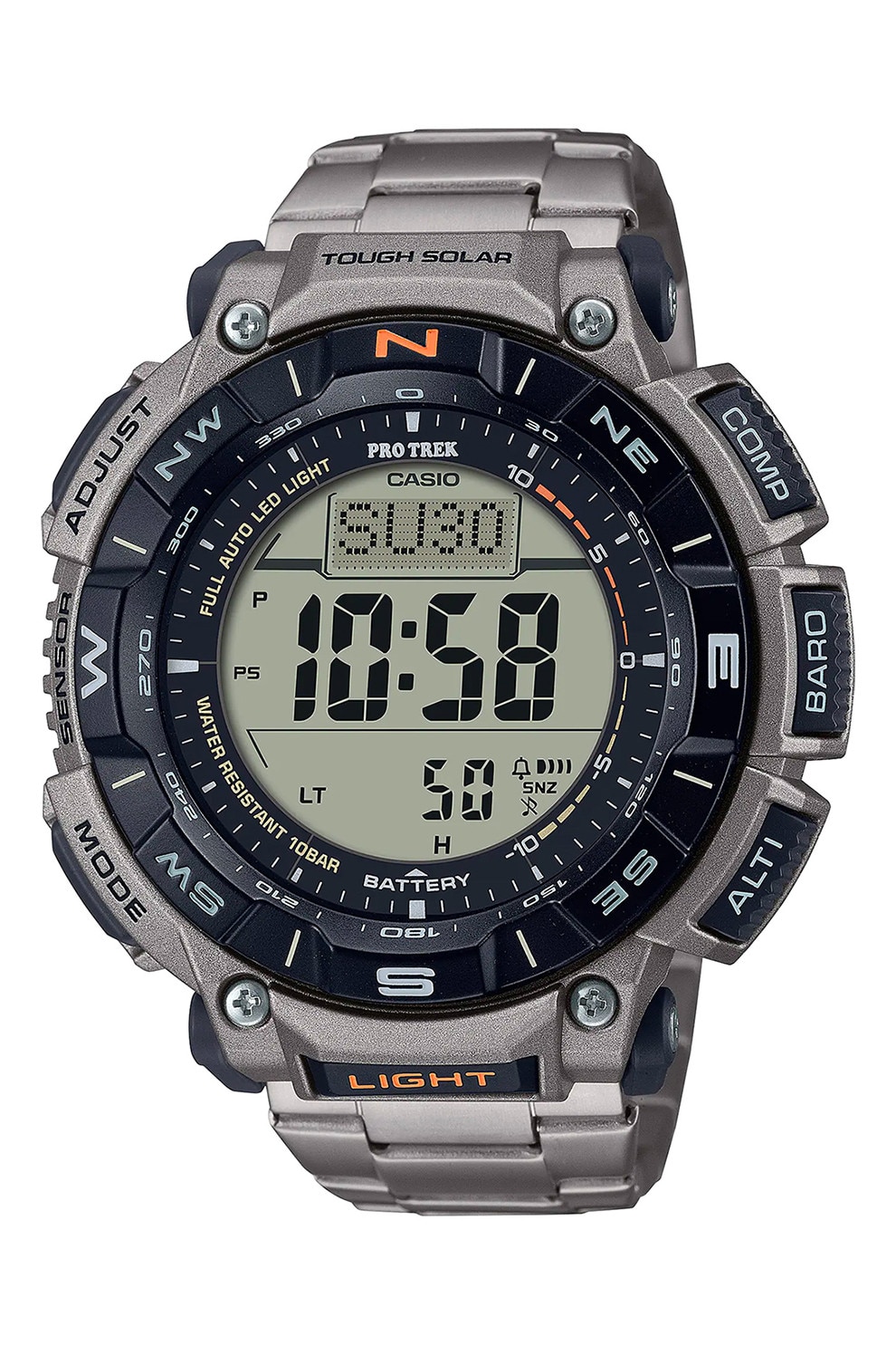 Fotografie Casio, Ceas digital Pro-Trek, Gri