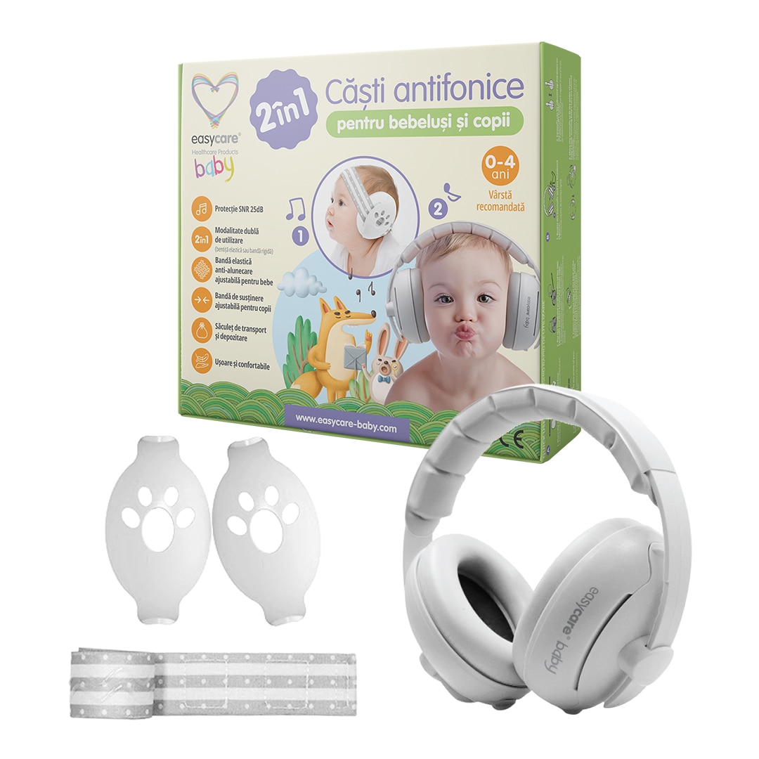 Fotografie Casti antifonice pentru bebelusi si copii Easycare Baby, 0-4 ani