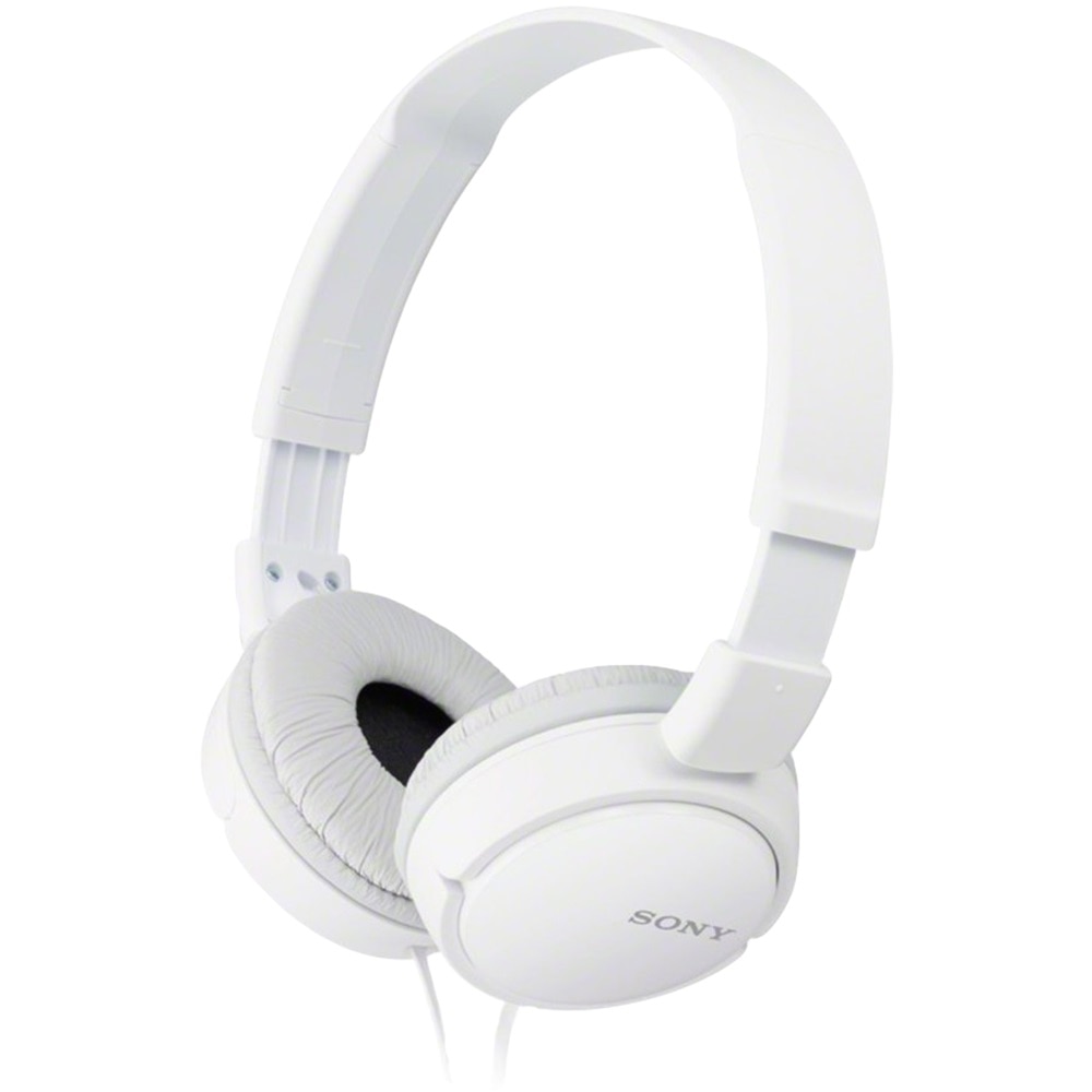 Fotografie Casti Audio On Ear Sony MDR-ZX110W, Cu fir, Alb