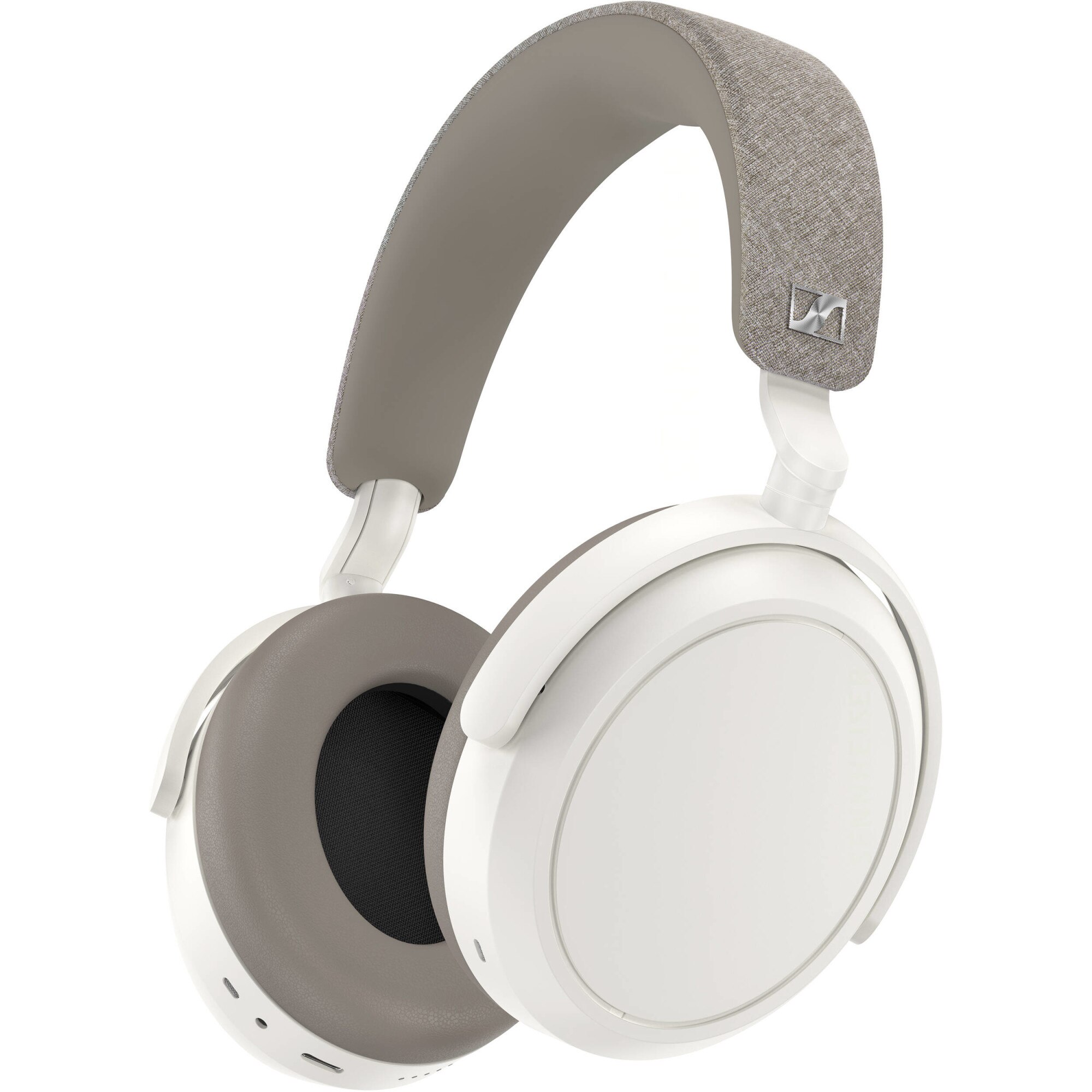 Fotografie Casti audio Over the ear Sennheiser Momentum 4, Wireless, ANC, Alb