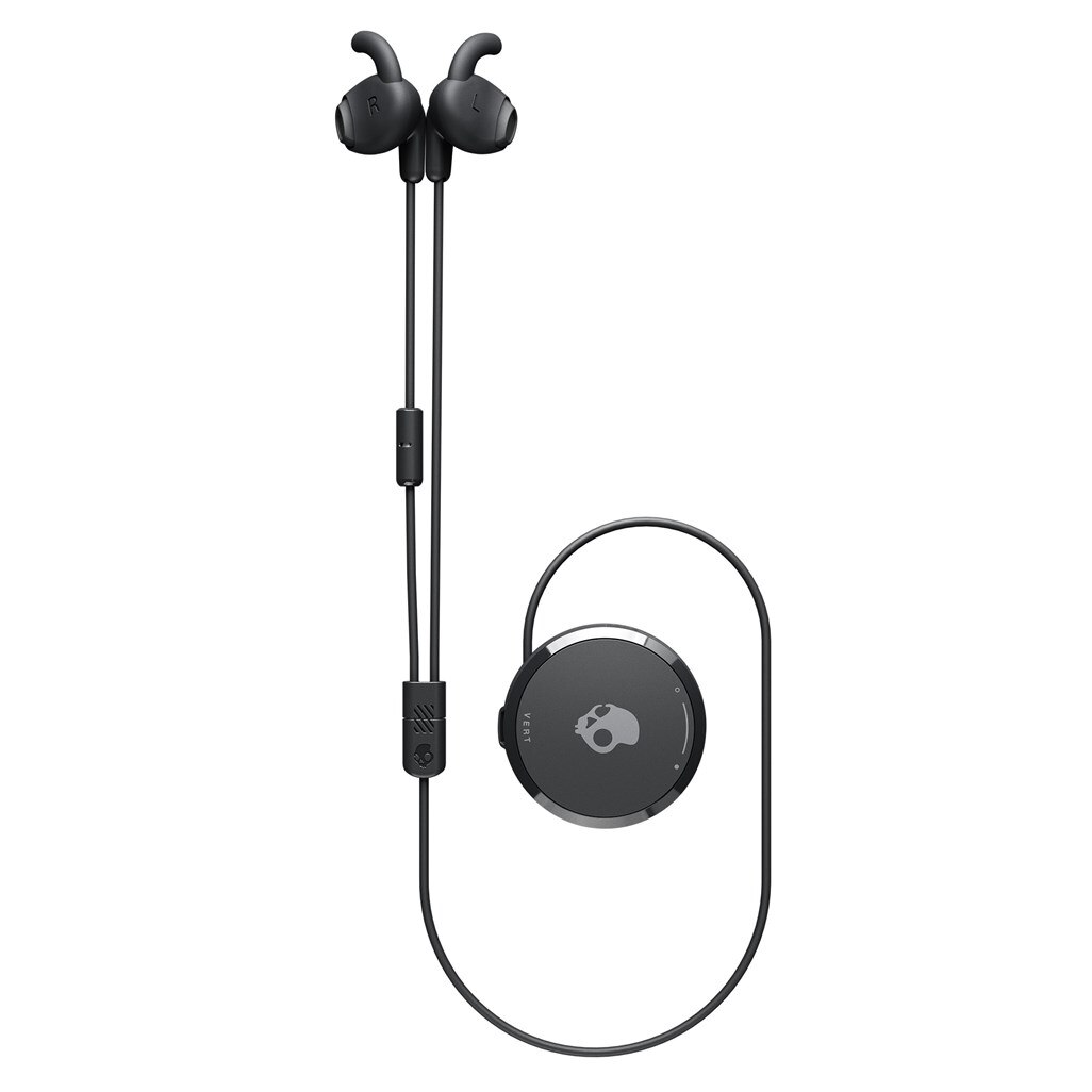 Fotografie Casti Audio Sport In Ear Skullcandy Vert, Wireless, Bluetooth, Microfon, Autonomie 10 ore, Black Gray