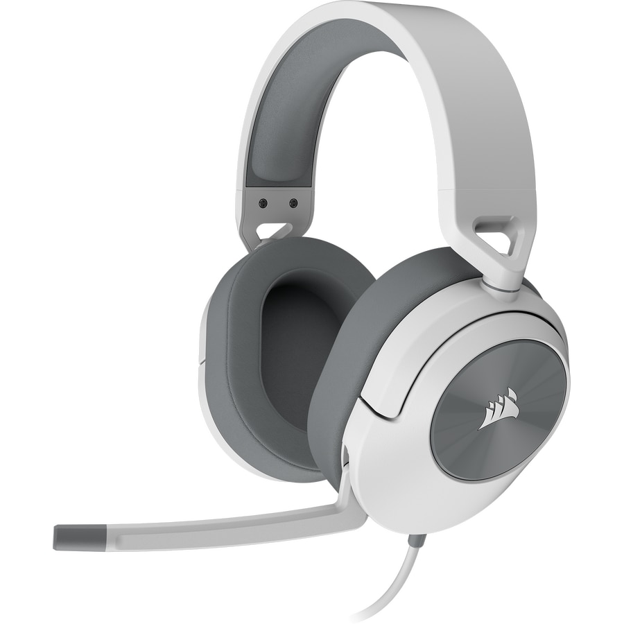 Fotografie Casti gaming cu microfon Corsair HS55 Stereo, Alb