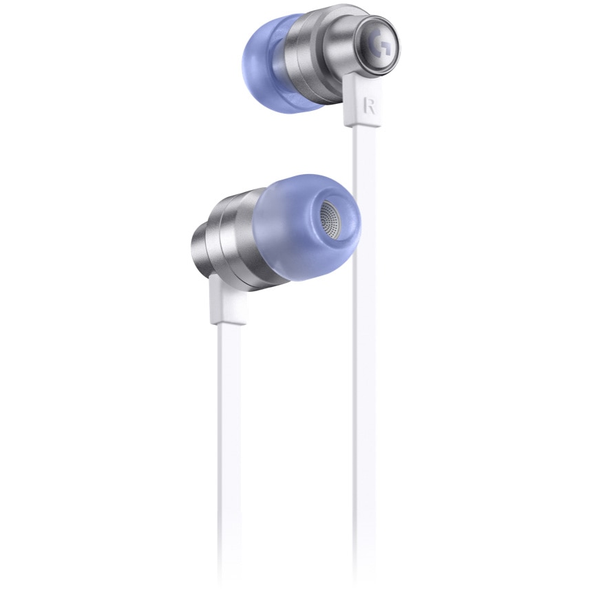 Fotografie Casti gaming in-ear Logitech G333, Alb