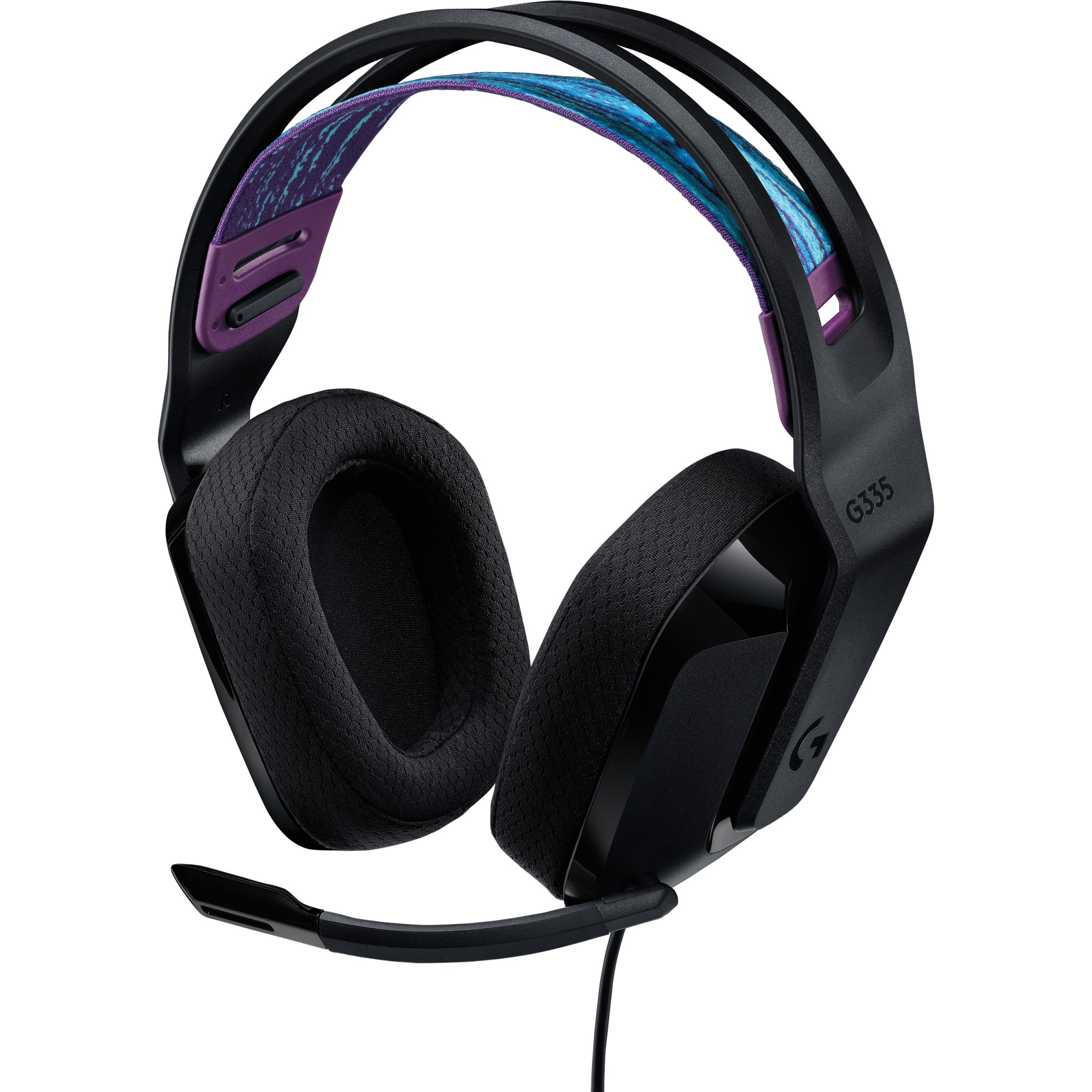 Fotografie Casti gaming Logitech G335, Multiplatforma, Jack 3.5mm, Negru