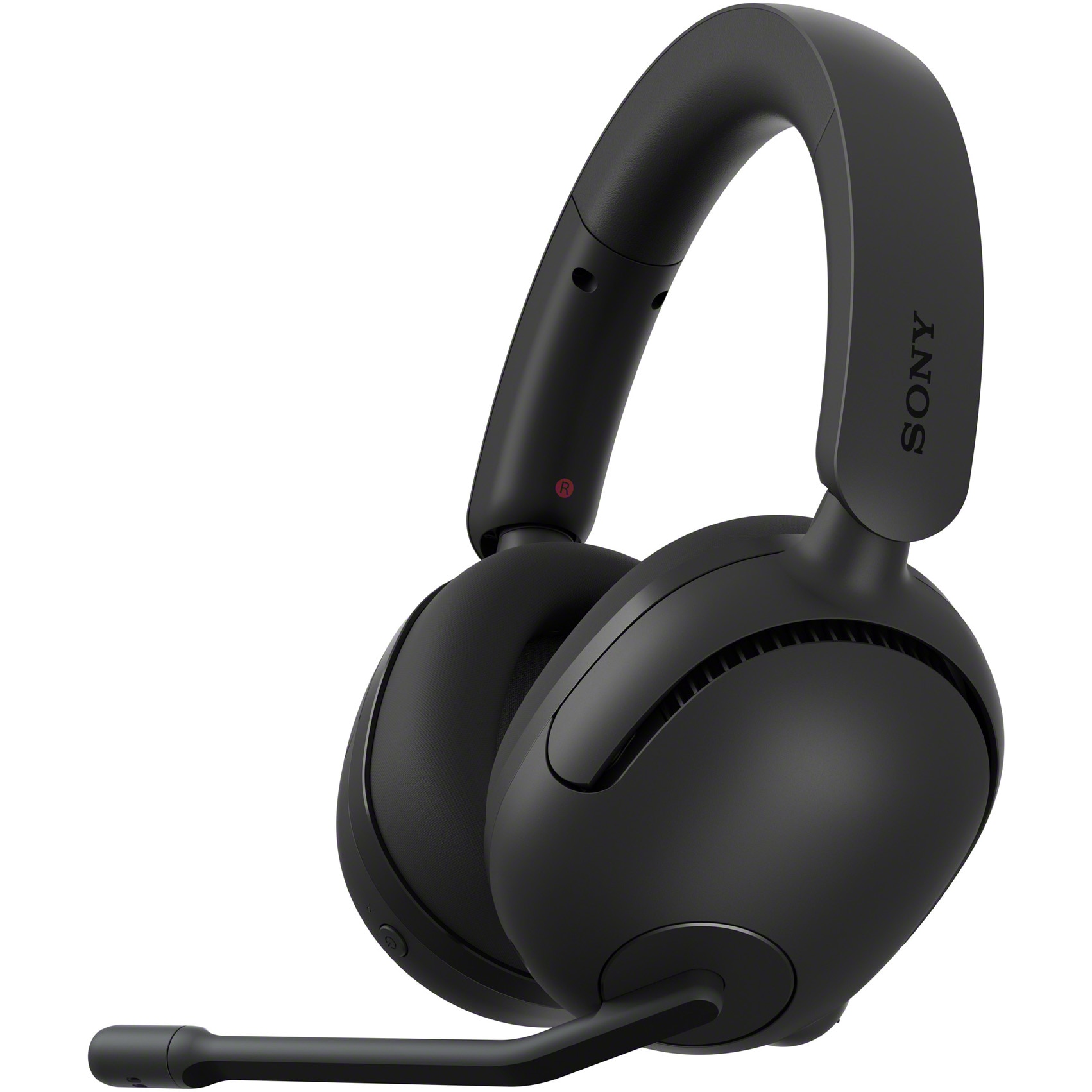 Fotografie Casti Gaming SONY INZONE WH-G500B, Wireless, 360 Spatial sound, Autonomie baterie 28 ore, Microfon cu AI, pentru PC/PlayStation5, Negru