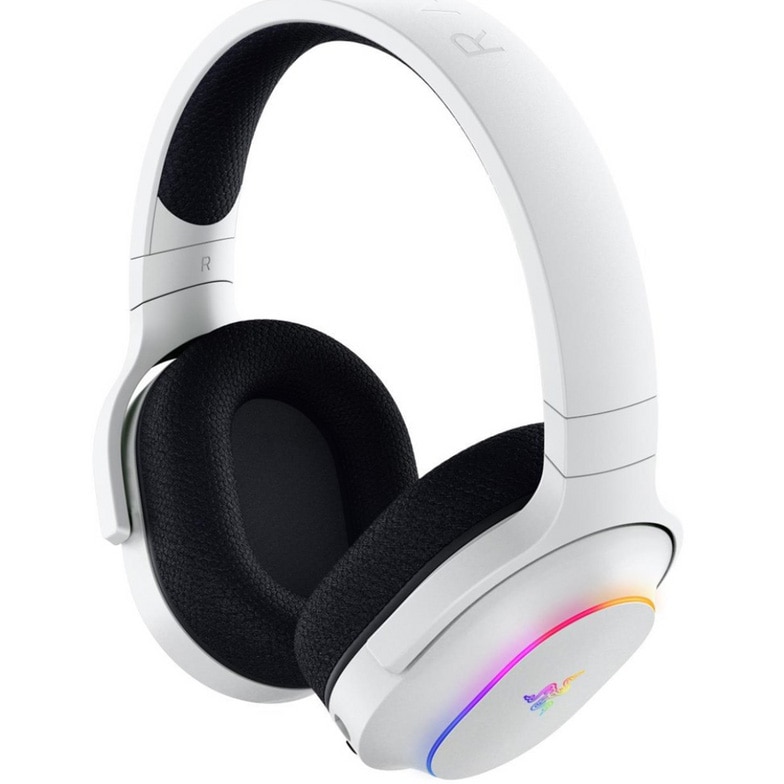 Fotografie Casti gaming wireless Razer Barracuda X Chroma, iluminare Razer Chroma RGB, 7.1 Surround, autonomie pana la 70h (iluminare oprita, mod wireless), pana la 35h (iluminare pornita, mod wireless), Alb
