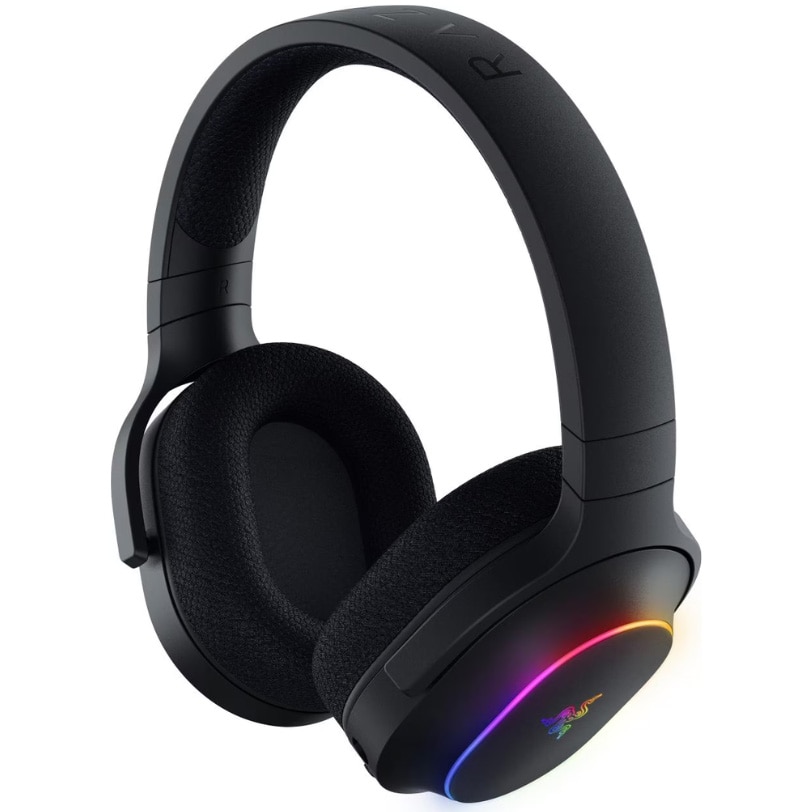 Fotografie Casti gaming wireless Razer Barracuda X Chroma, iluminare Razer Chroma RGB, 7.1 Surround, autonomie pana la 70h (iluminare oprita, mod wireless), pana la 35h (iluminare pornita, mod wireless), Negru