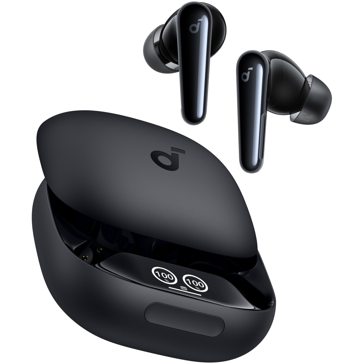 Fotografie Casti In-Ear Anker SoundCore Liberty 4 Pro, True Wireless, Bluetooth 5.3, ANC, IPX5, Negru