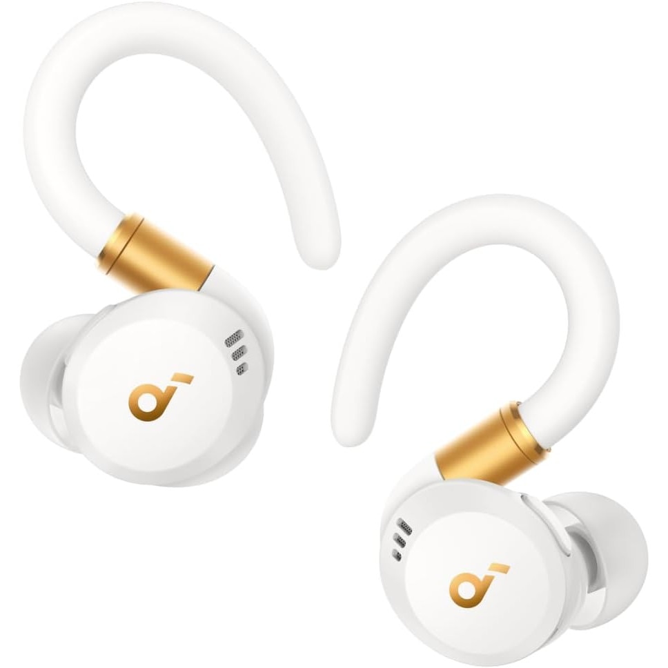 Fotografie Casti In-Ear Anker Soundcore Sport X20, True Wireless, Bluetooth 5.3, Noise Cancelling, IP68, Alb