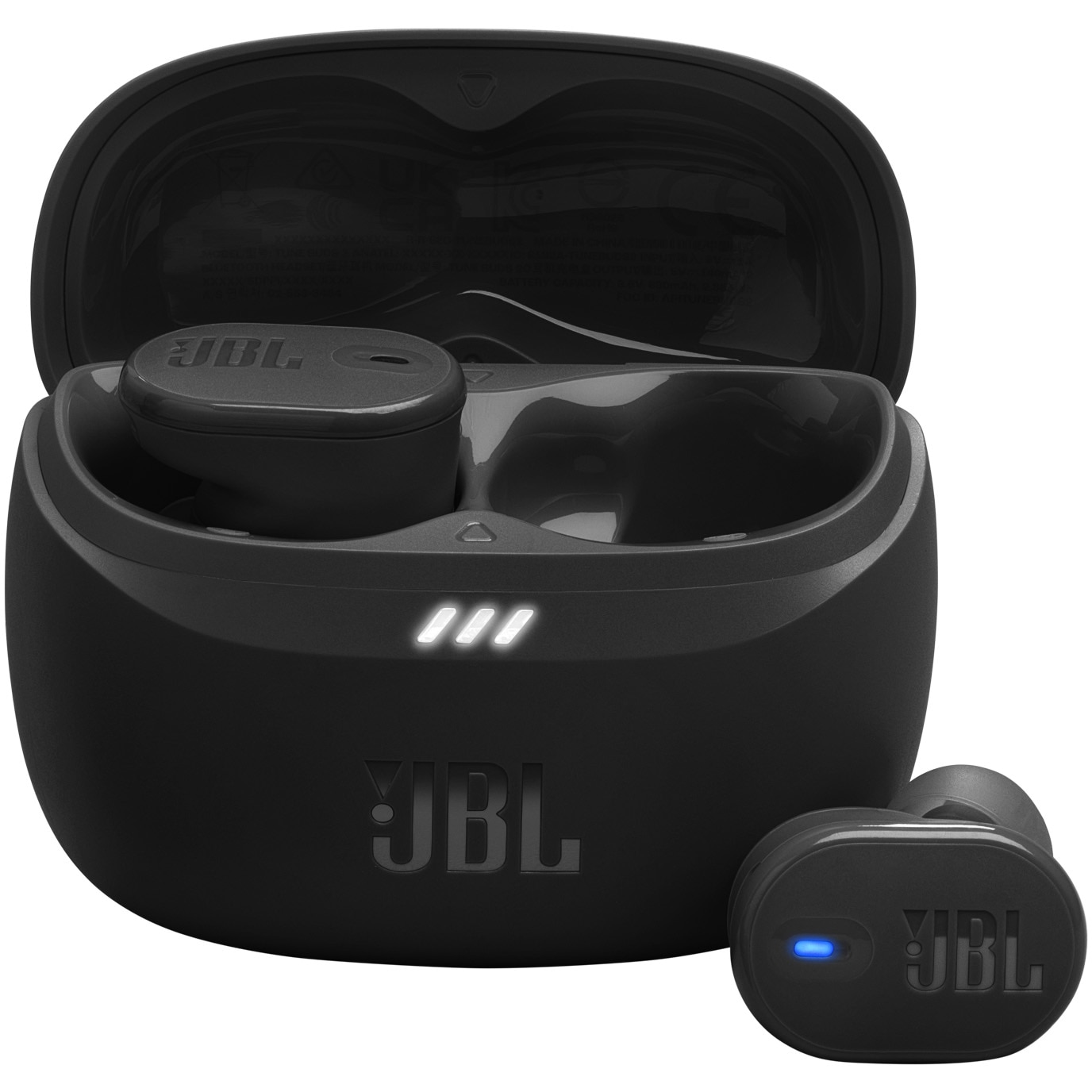 Fotografie Casti In-Ear JBL Tune Buds 2, True Wireless, Bluetooth, ANC, Autonomie 48 ore, IP54, Multi-point, Negru
