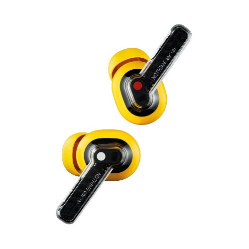 Fotografie Casti In-Ear Nothing Ear (a), True Wireless, Bluetooth, Hi-Res LDAC, Noise Cancelling 45 dB, Autonomie 42.5 ore, Dual Connection, IP54, Yellow