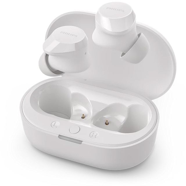 Fotografie Casti In-Ear Philips TAT1209WT/00, True wireless, Bluetooth, Microfon, IPX4, Alb