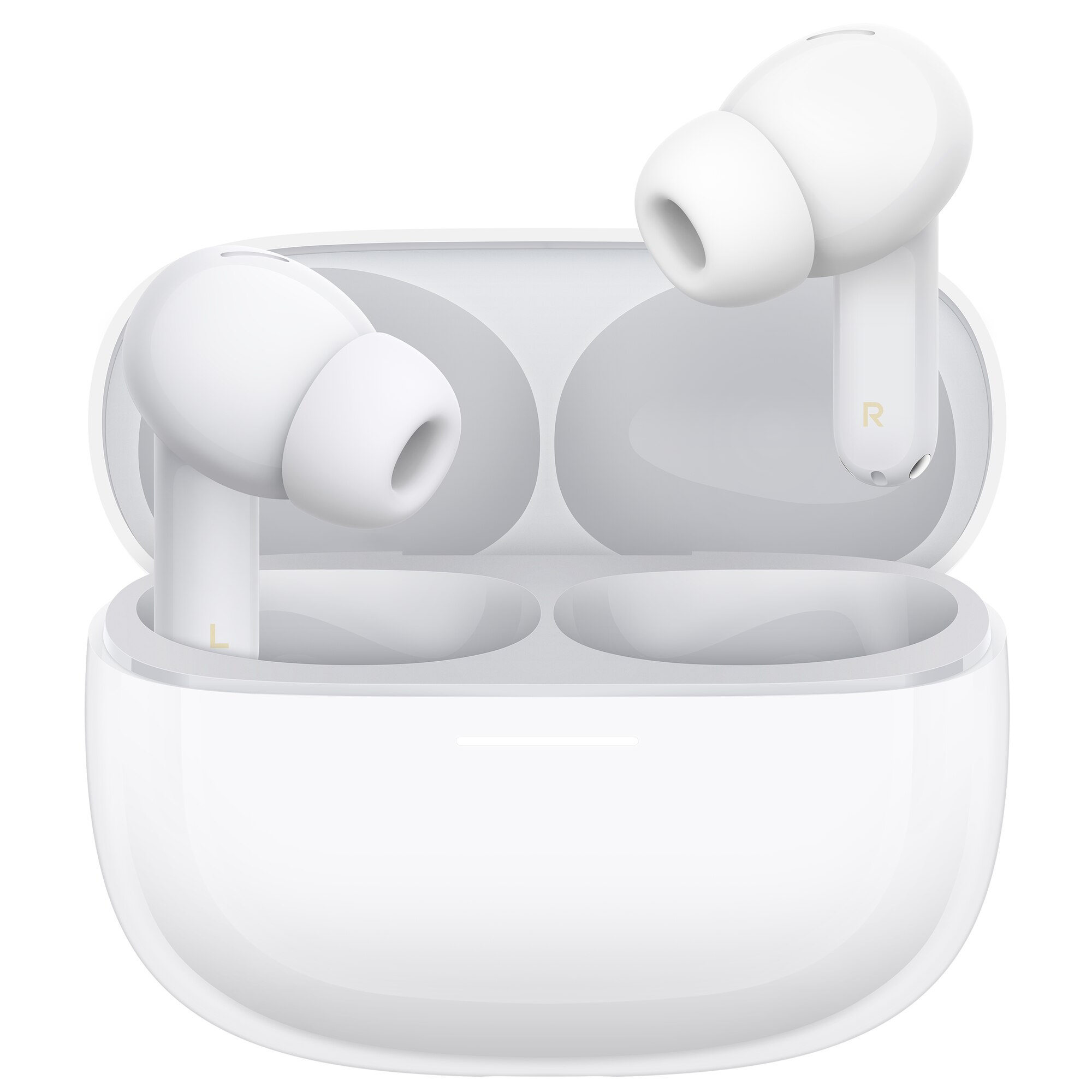 Fotografie Casti In-Ear Redmi Buds 8 Pro, Wireless, Bluetooth 5.4, Hybrid ANC, 3 microfoane AI, Dolby Audio,Hi-res, LDAC, Autonomie 33 ore, IP54, White