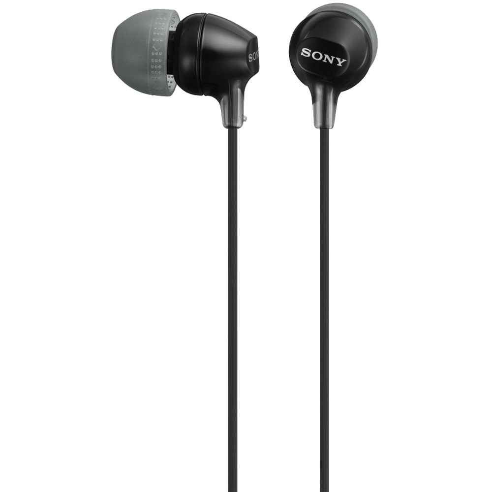 Fotografie Casti In-Ear Sony MDR-EX15LPB, Cu fir, Negru