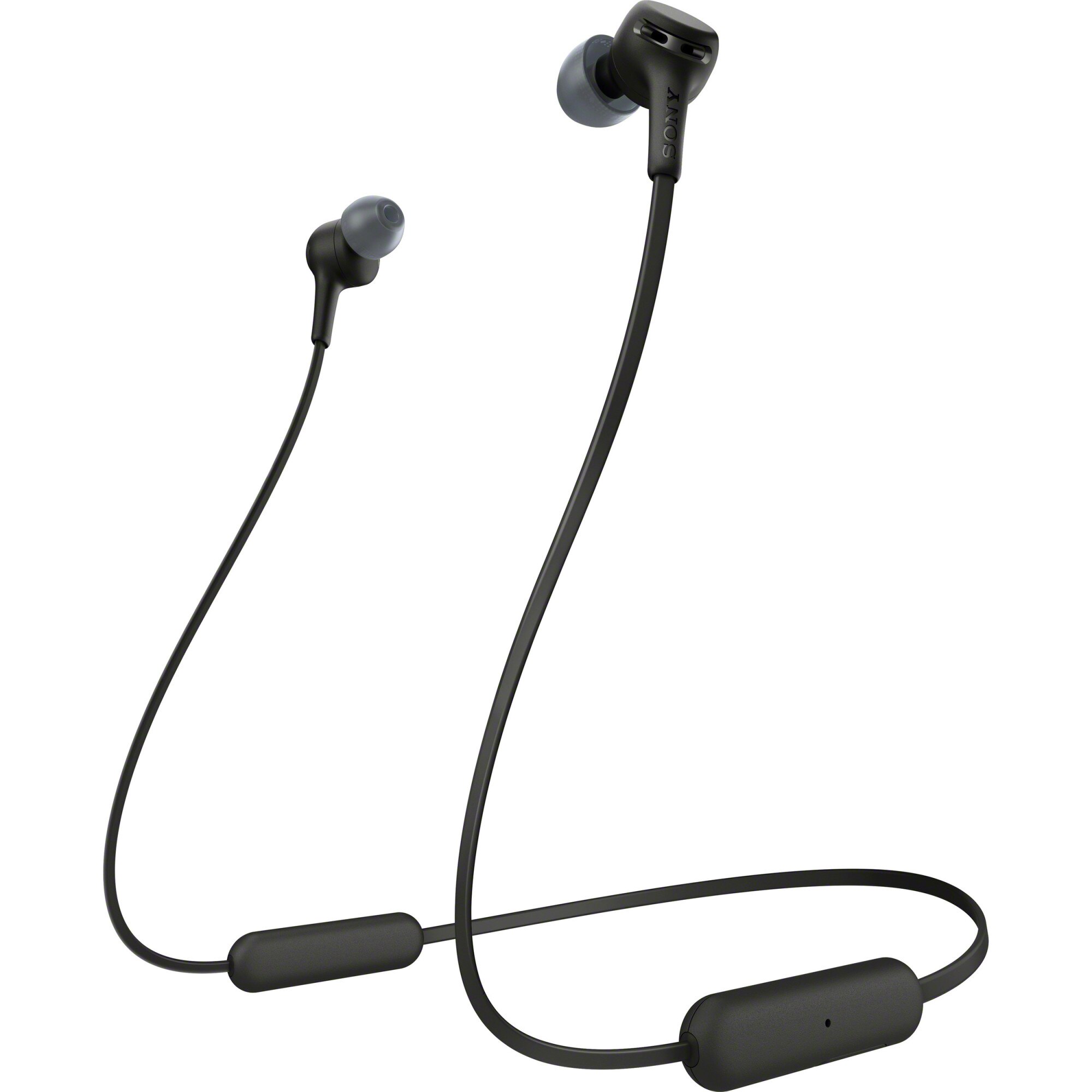 Fotografie Casti In-Ear Sony WI-XB400B, Wireless, Bluetooth, Microfon, Negru