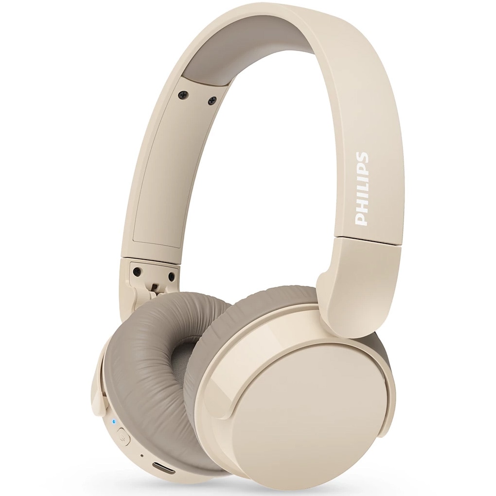 Fotografie Casti On-Ear Philips TAH3209BG/00, Wireless, Bluetooth, Microfon, Bej