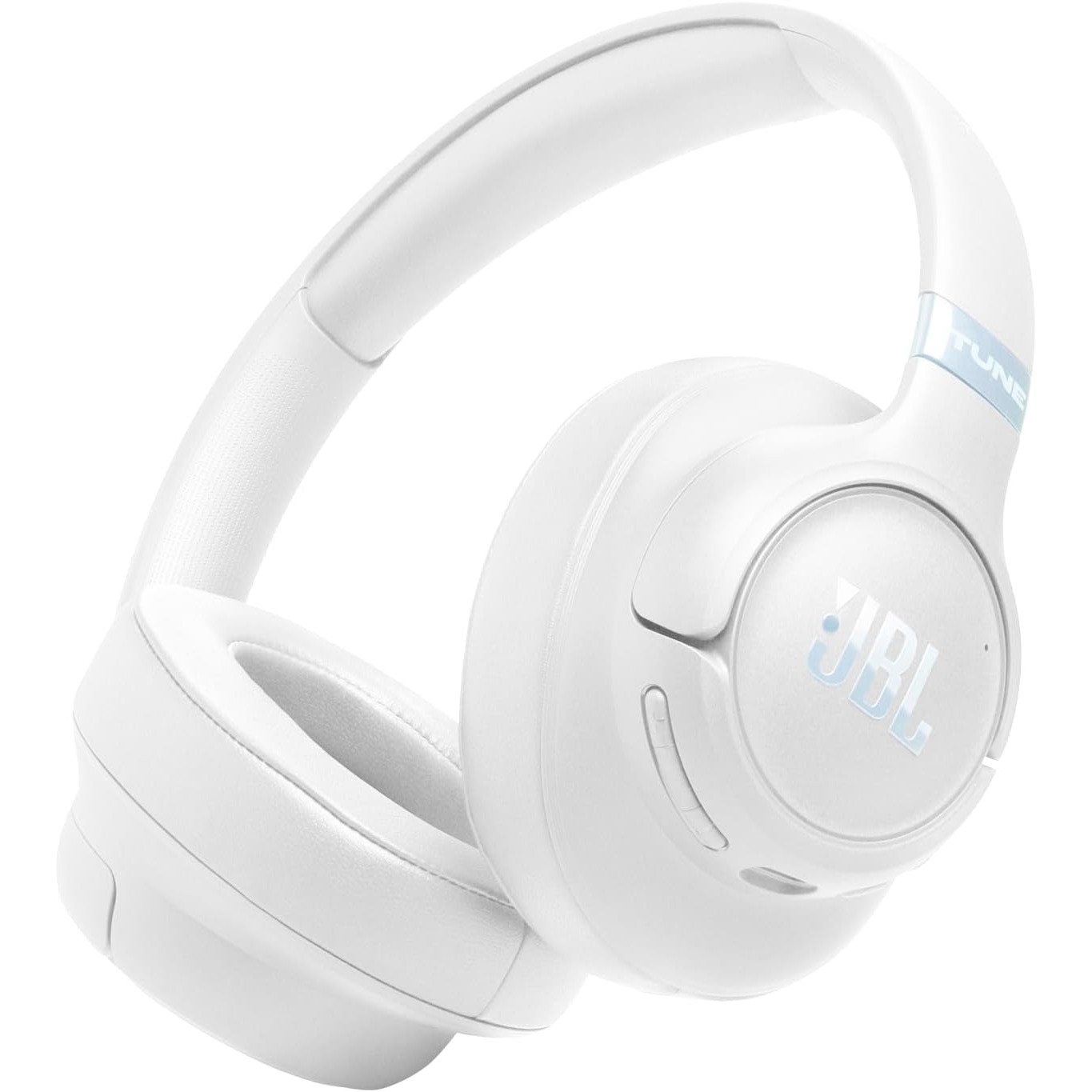 Fotografie Casti over-ear JBL Tune 780NC, Adaptive Noise Cancelling, Hi-Res Pure Bass Sound, Bluetooth 6.0, Conectare Multi-Point, Redare pana la 76 h, Alb
