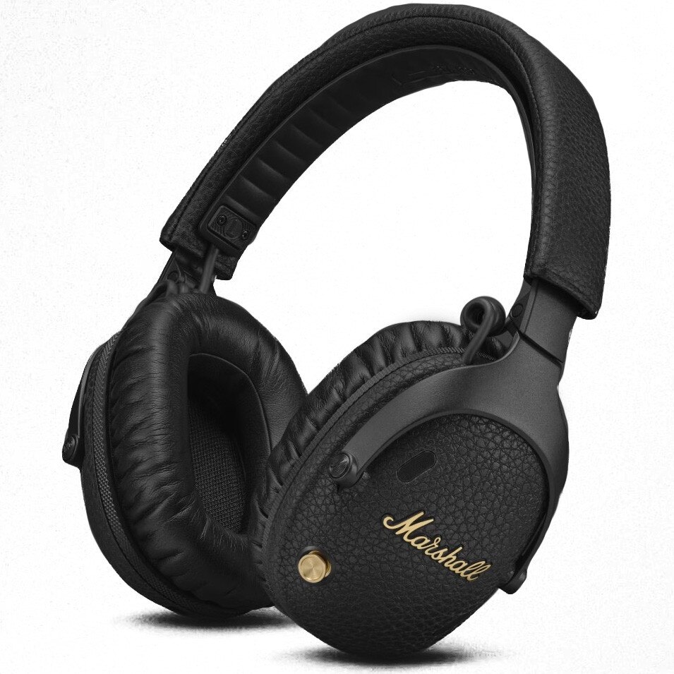 Fotografie Casti Over-Ear Marshall Monitor III A.N.C., Wireless, Bluetooth, Autonomie 70 ore, Negru