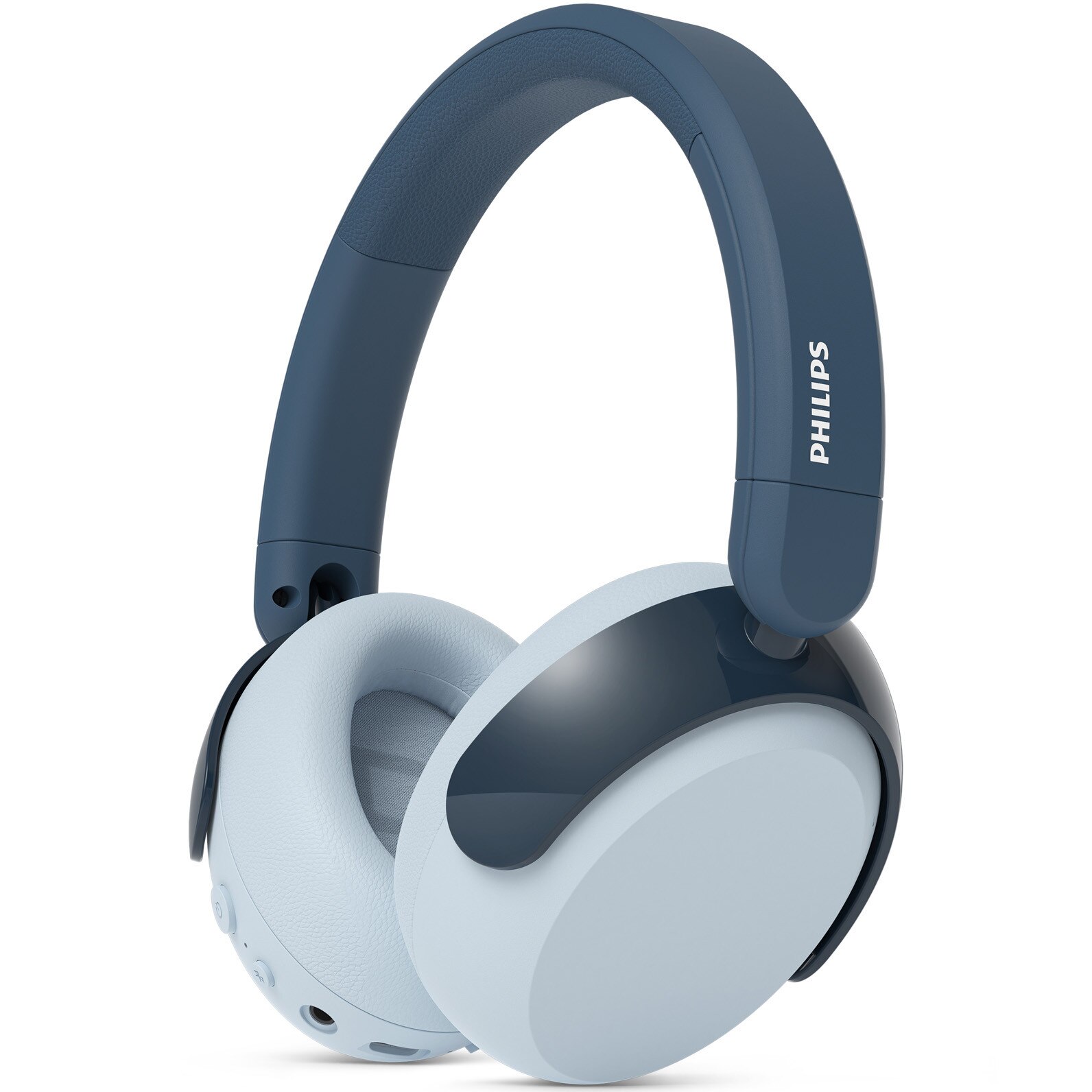 Fotografie Casti pentru copii Over-Ear PHILIPS TAK5500RT/00, Wireless, Bluetooth, ANC Pro, Autonomie 60 ore, Volum limitat la 85 dB, Turcoaz