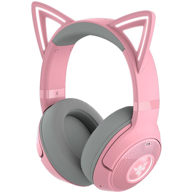 Fotografie Casti Razer Kraken Kitty V2 Bluetooth 5.2 Quartz Edition