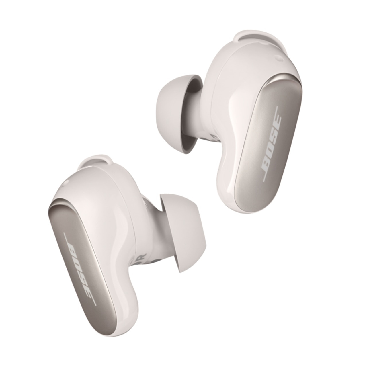 Fotografie Casti true wireless cu anulare zgomot Bose QuietComfort Ultra Earbuds, White Smoke