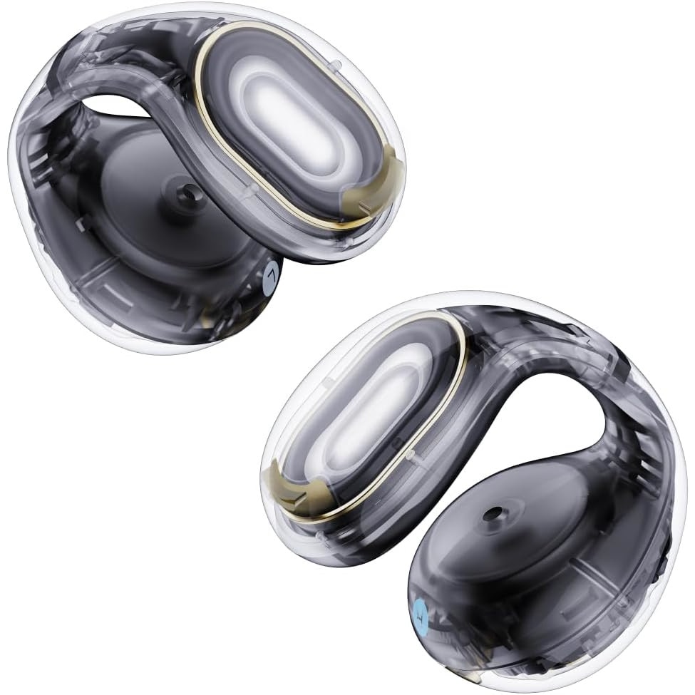 Fotografie Casti Wireless Bluetooth Open-Ear Anker SoundCore C30i, Autonomie 30 de ore, IPX4, Negru